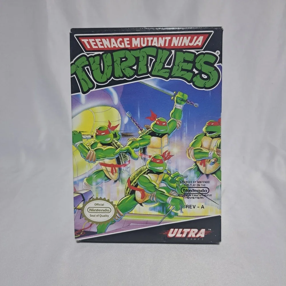 TMNT For NES 1985 Cartridge Box Manual Sleeve‎